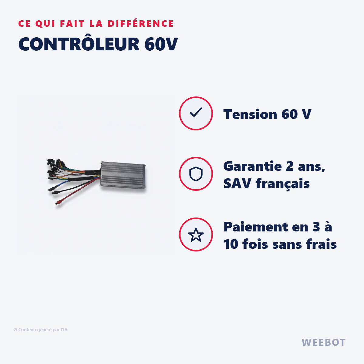 Contrôleur 60V : les points forts