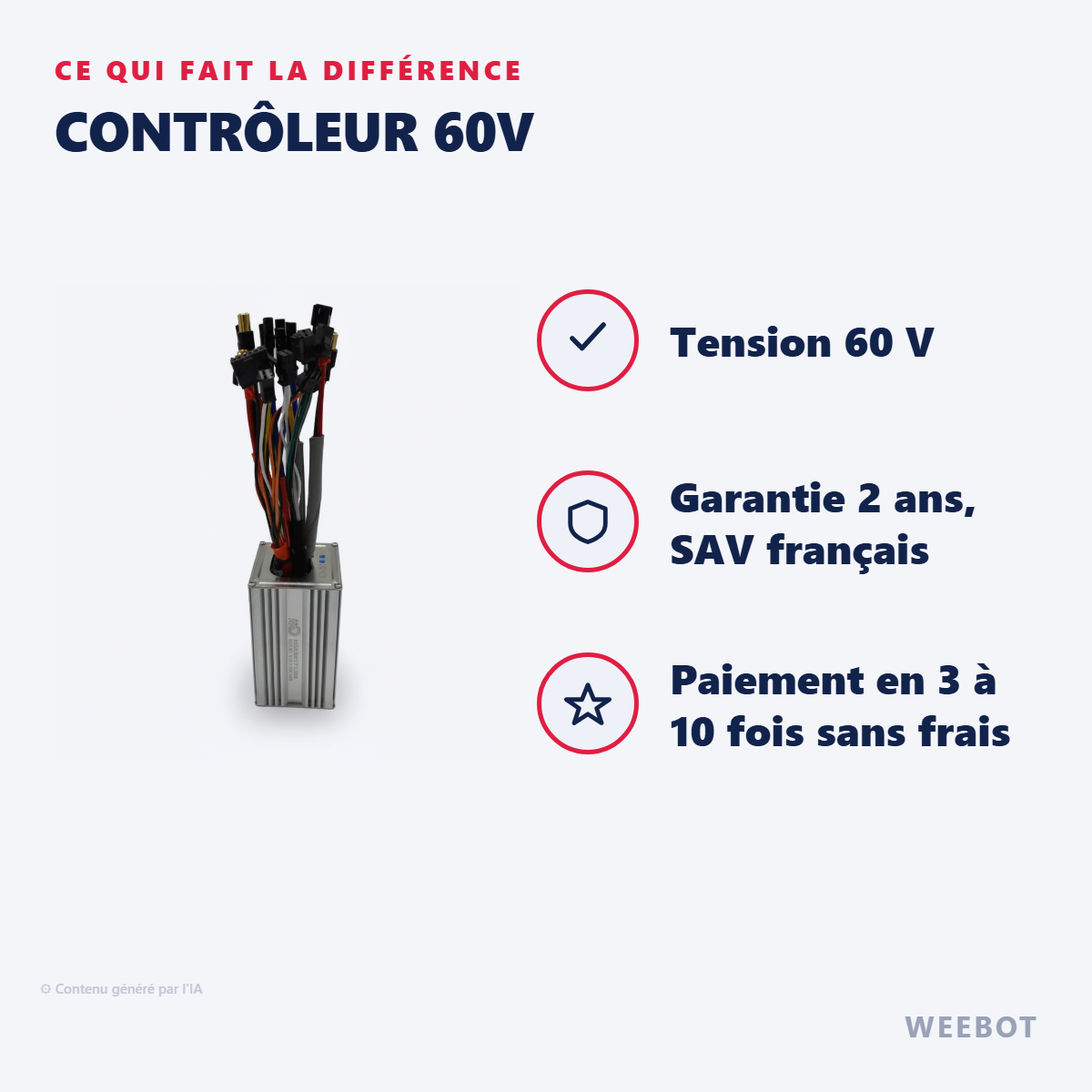 Contrôleur 60V : les points forts