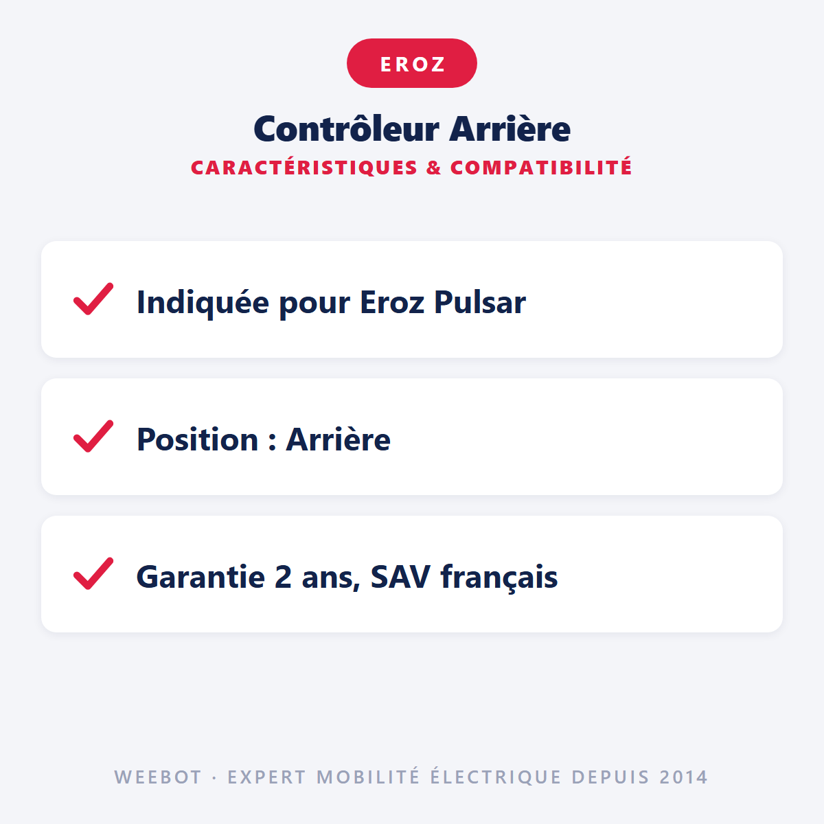 Contrôleur Arrière : caractéristiques et compatibilité