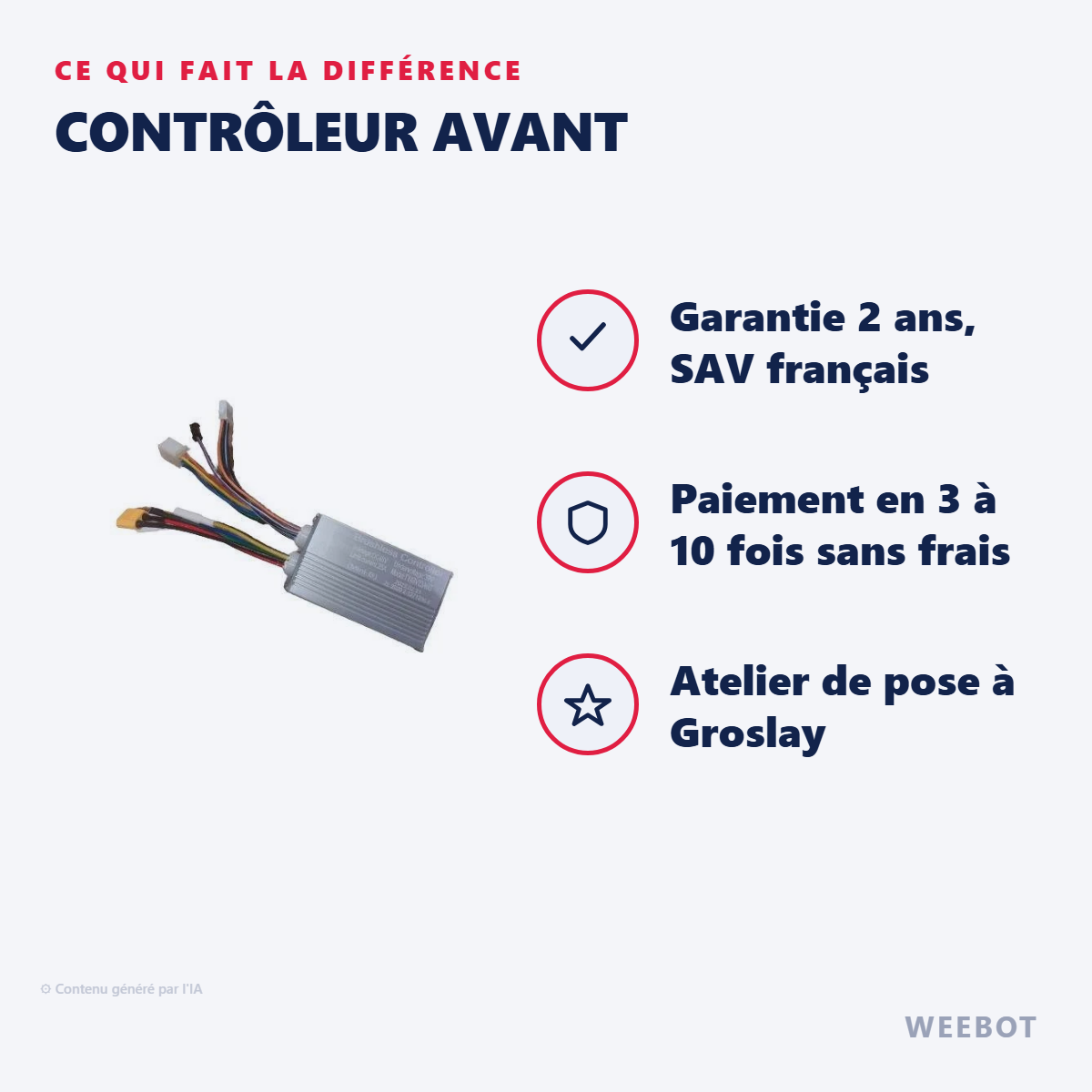 Contrôleur Avant : les points forts