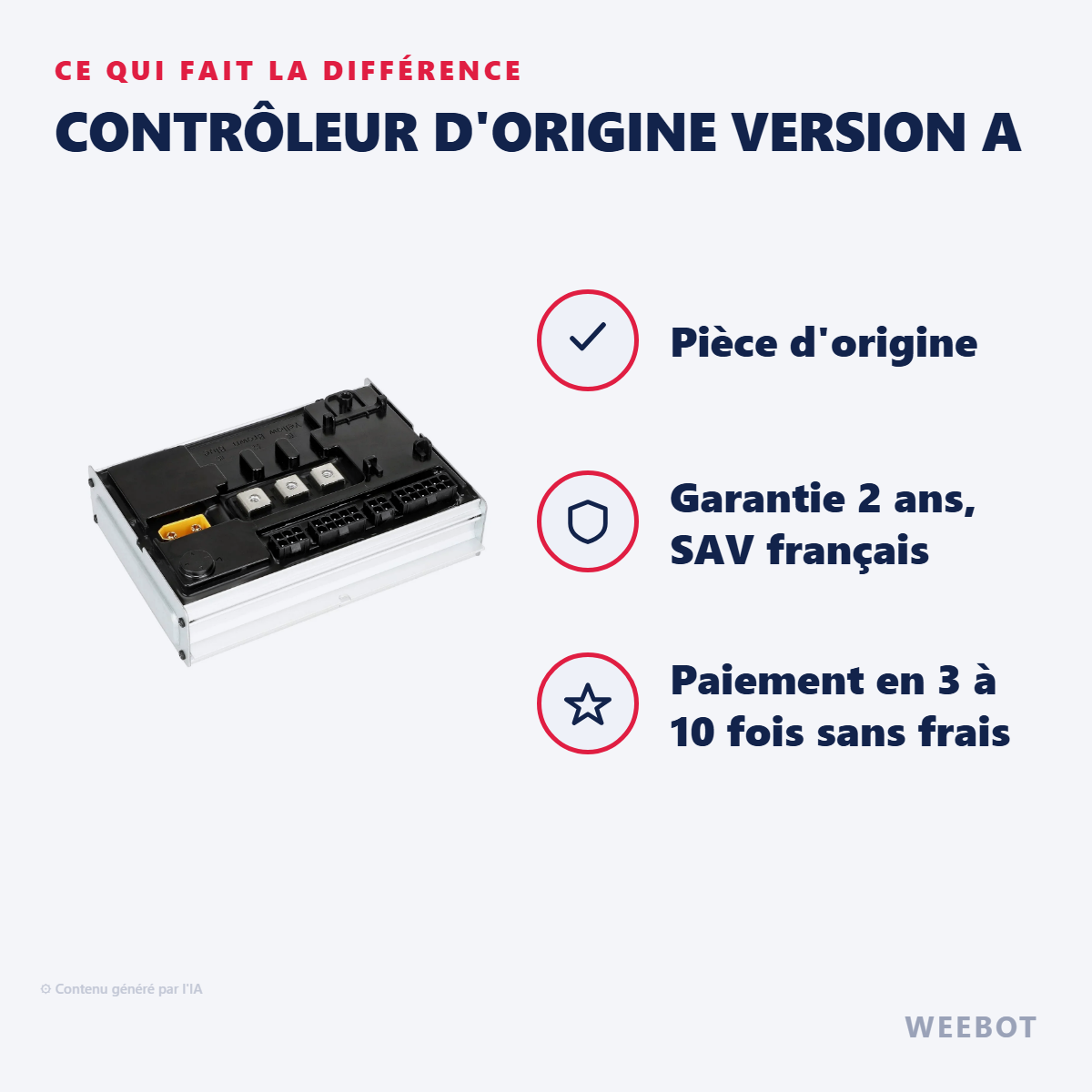 Contrôleur d'Origine Version A : les points forts