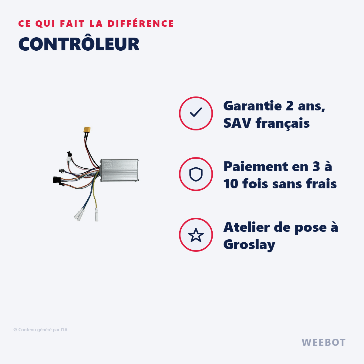 Contrôleur pour Trottinette Électrique Dualtron 3 Speedway 5 - Weebot