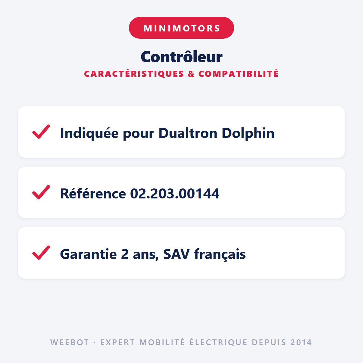 Contrôleur pour Trottinette Électrique Dualtron Dolphin - Weebot