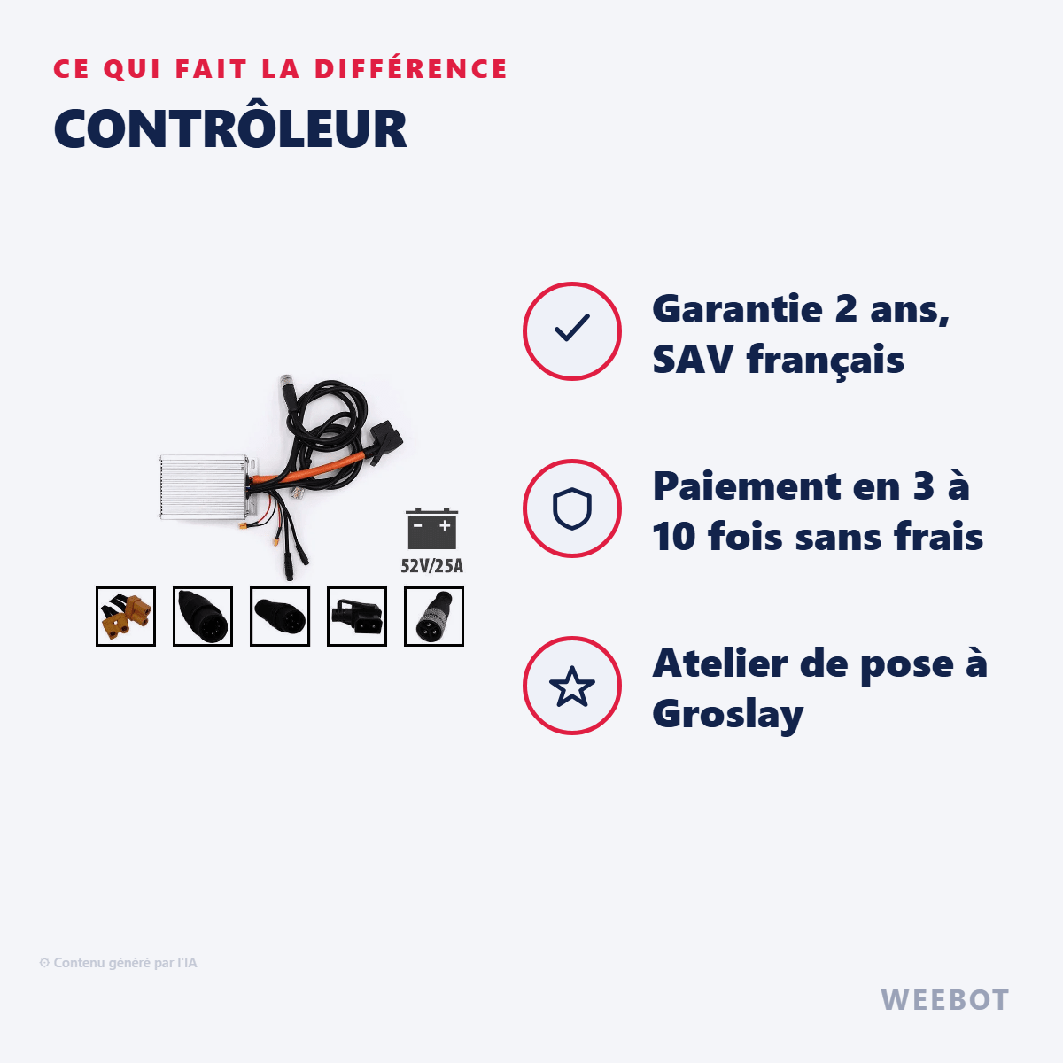 Contrôleur pour Trottinette Électrique Kukirin G3 Pro - Weebot