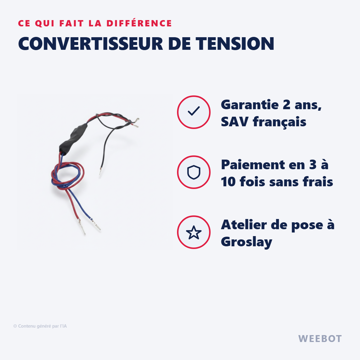 Convertisseur de Tension : les points forts
