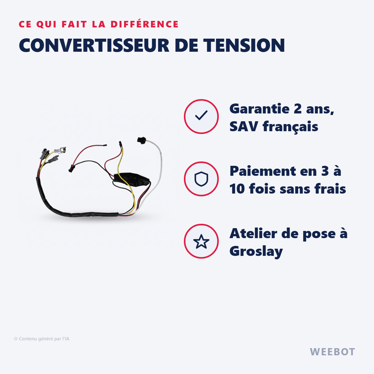 Convertisseur de tension : les points forts