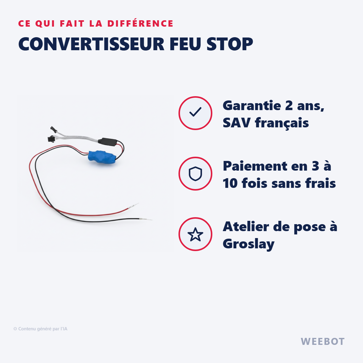Convertisseur Feu Stop : les points forts