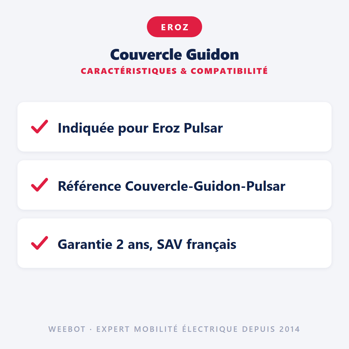 Couvercle Guidon : caractéristiques et compatibilité