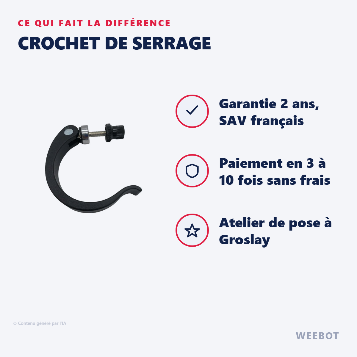 Crochet de Serrage : les points forts