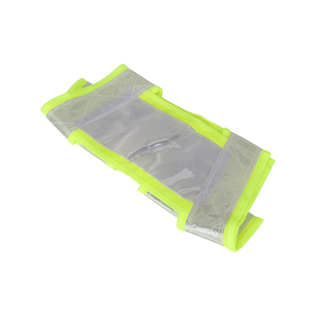 Gilet Réfléchissant en V Vert Fluo, vue 4
