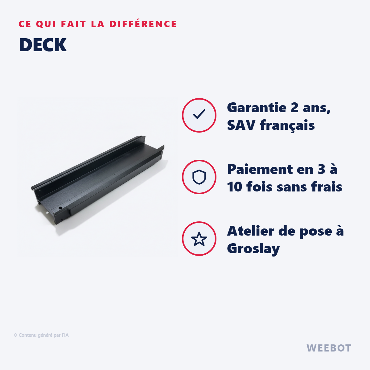 Deck : les points forts
