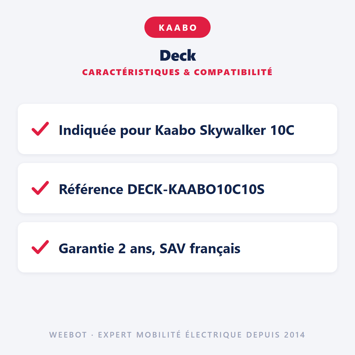 Deck : caractéristiques et compatibilité