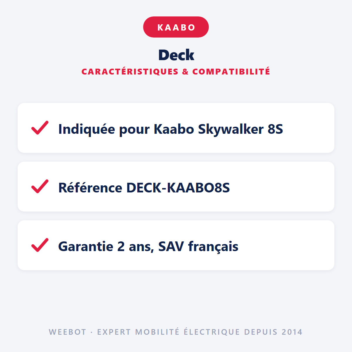 Deck : caractéristiques et compatibilité