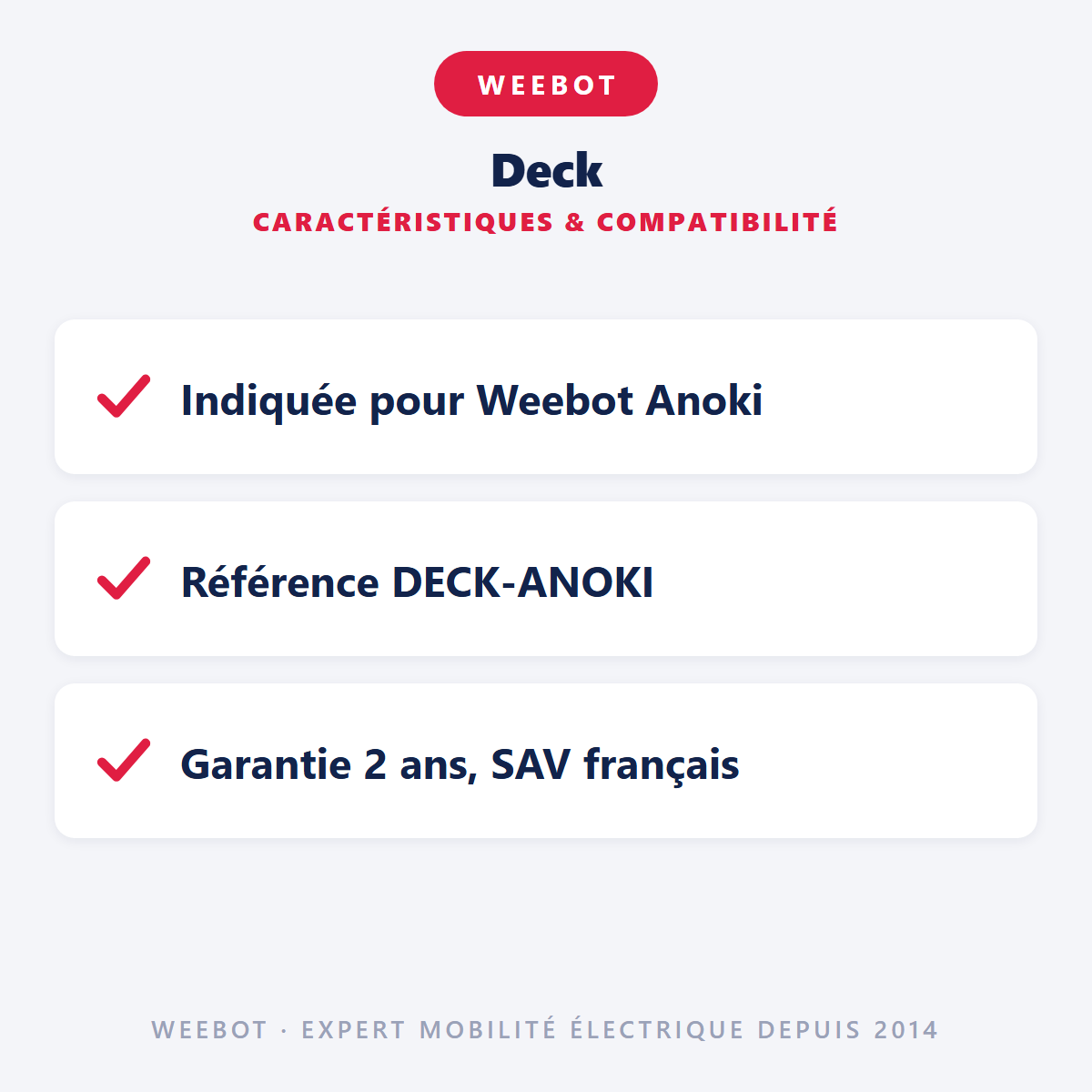 Deck : caractéristiques et compatibilité