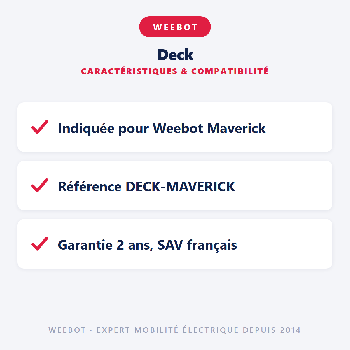 Deck : caractéristiques et compatibilité