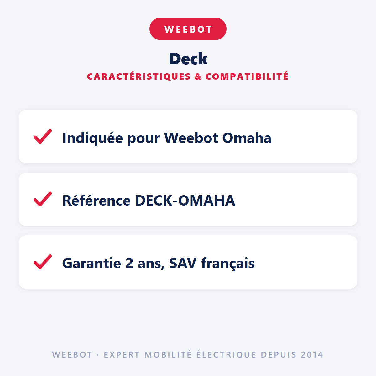 Deck : caractéristiques et compatibilité