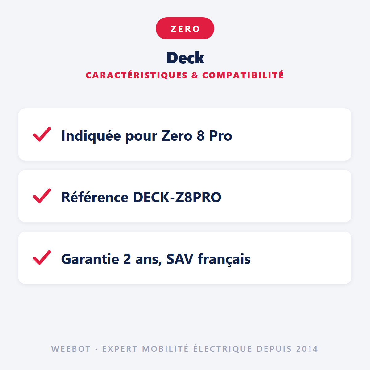 Deck : caractéristiques et compatibilité