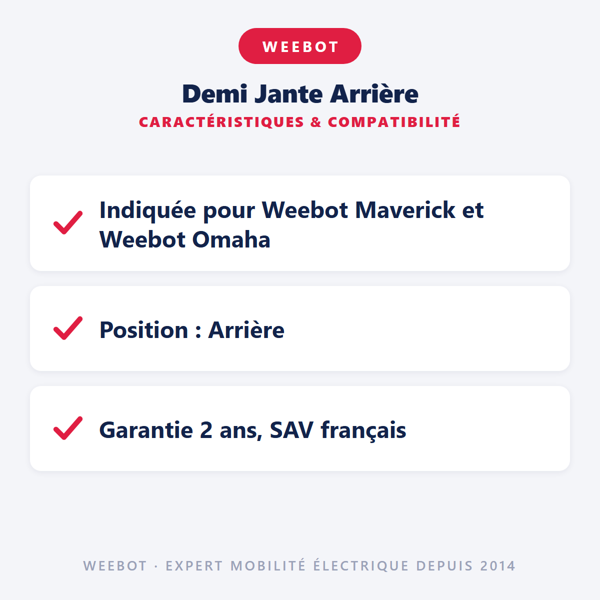 Demi Jante Arrière : caractéristiques et compatibilité