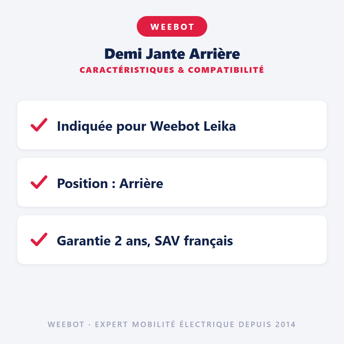 Demi Jante Arrière : caractéristiques et compatibilité