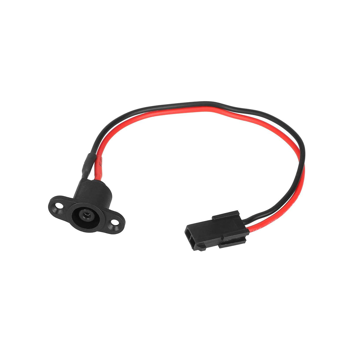 Câble de port de charge d'origine avec connecteur noir et fils rouge et noir