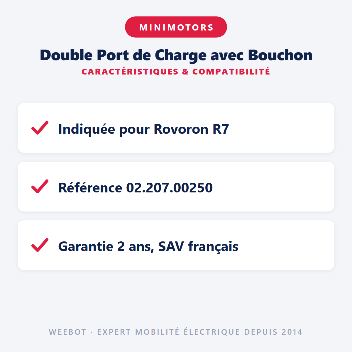 Double Port de Charge avec Bouchon : caractéristiques et compatibilité