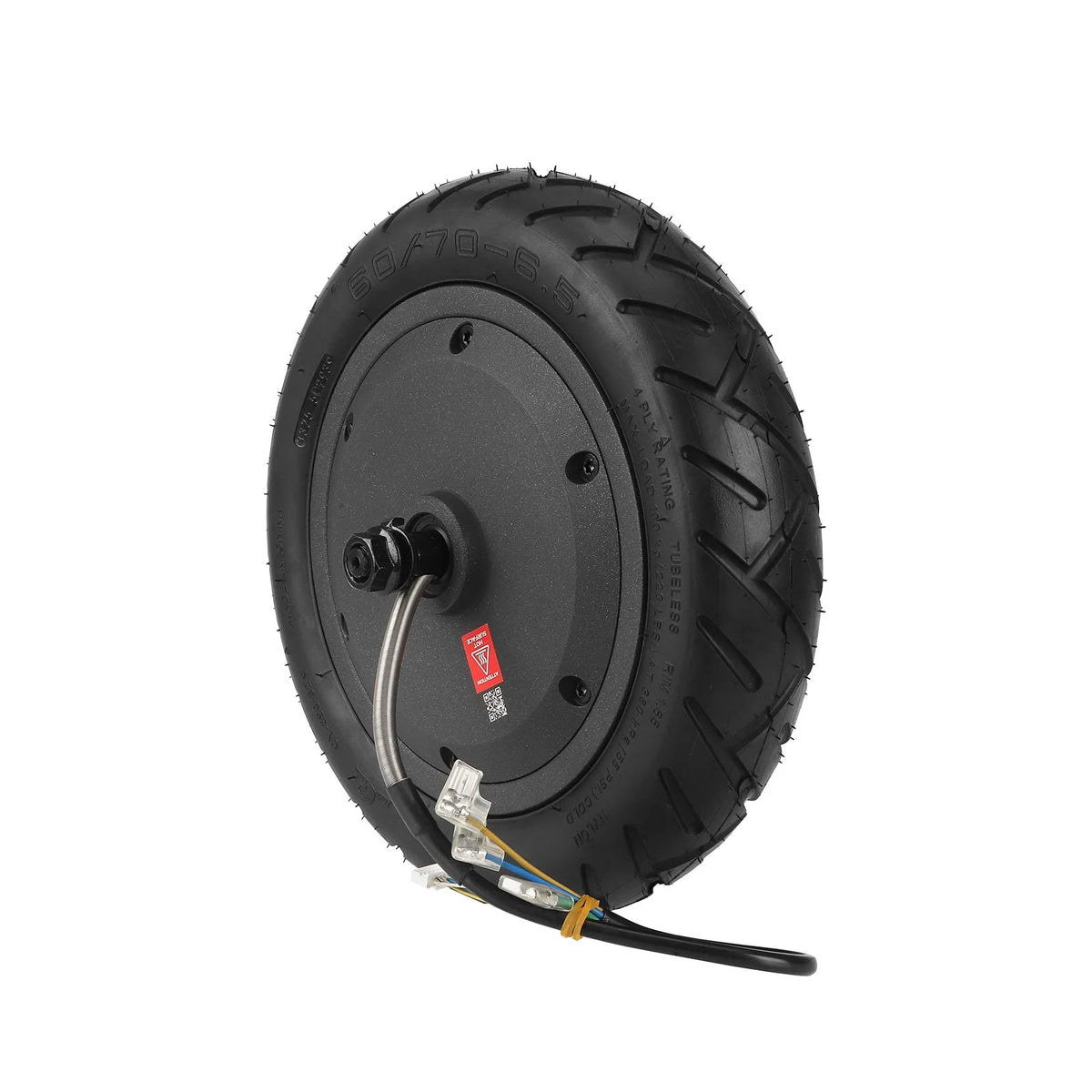 Moteur de trottinette électrique 48V 400W monté avec pneu tubeless Yuanxing 60/70-6.5