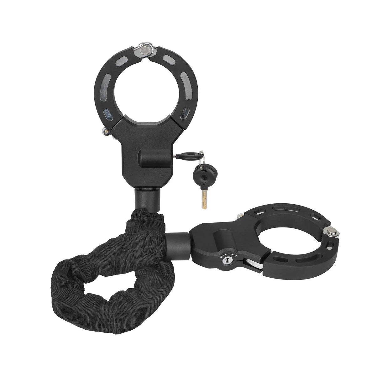 Antivol Chaîne Menottes Textile Noir, vue 3