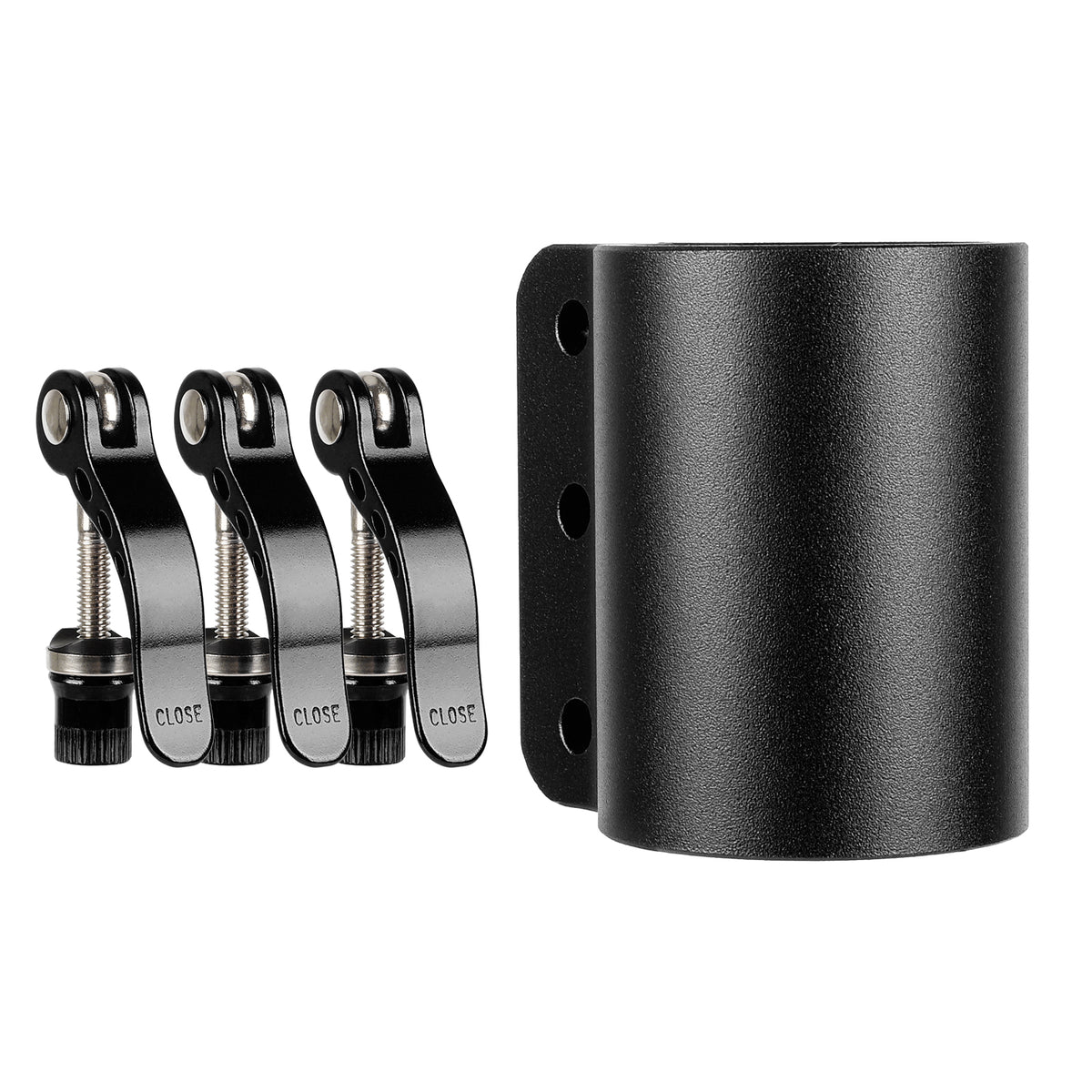 Collier de Serrage Renforcé 3 Trous Noir