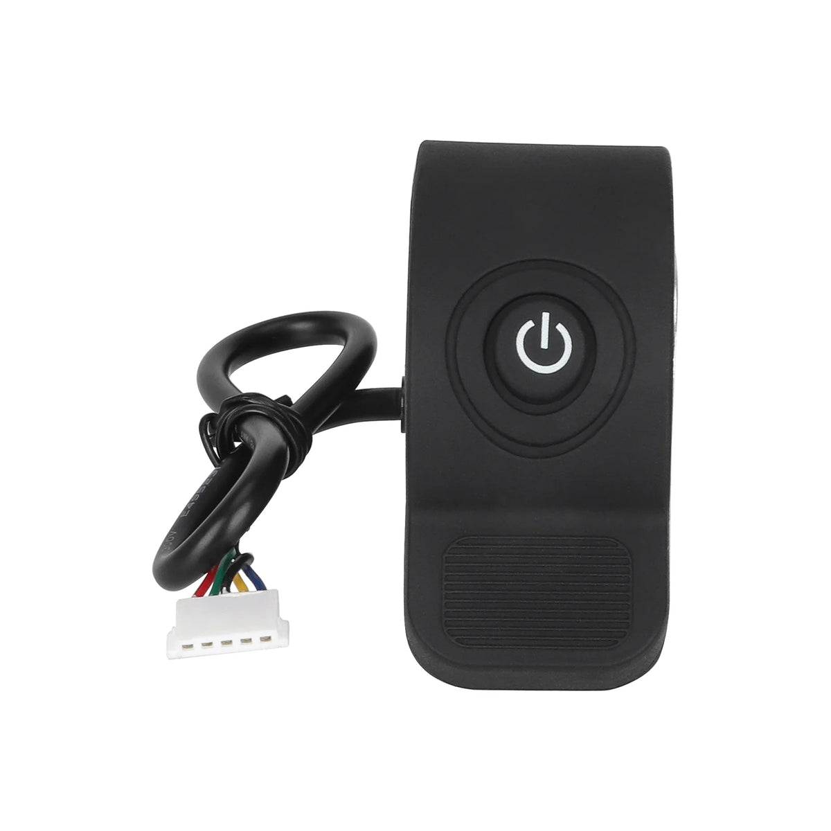 Gâchette d'Accélérateur Noire avec Bouton d'Éclairage, vue 5