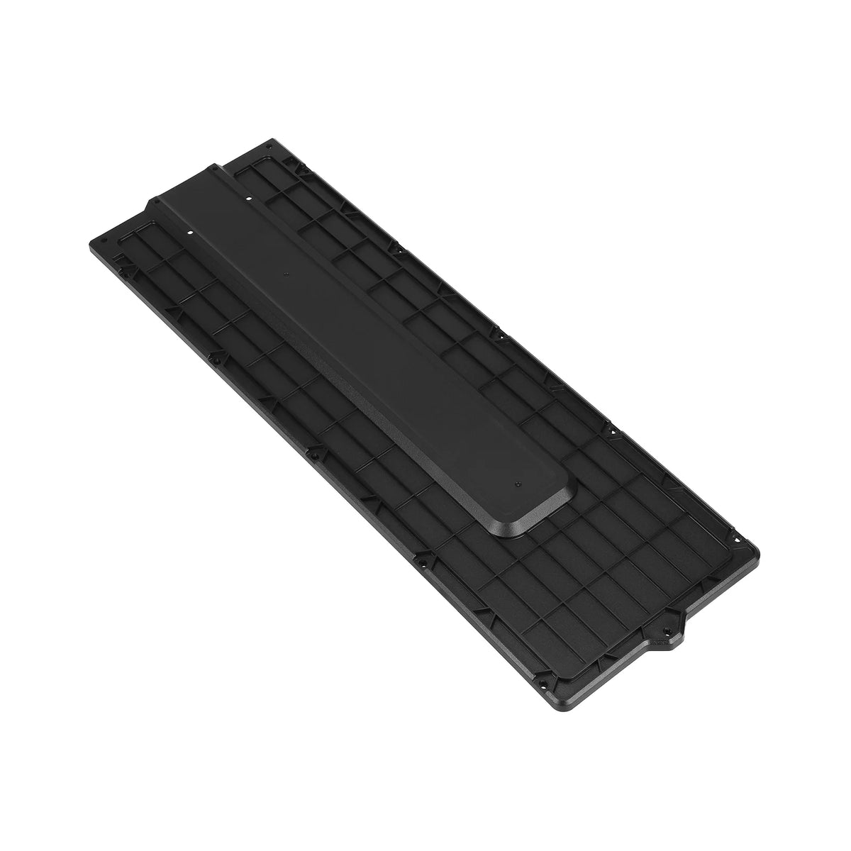 Cache batterie en plastique noir pour trottinette électrique vu de dessous