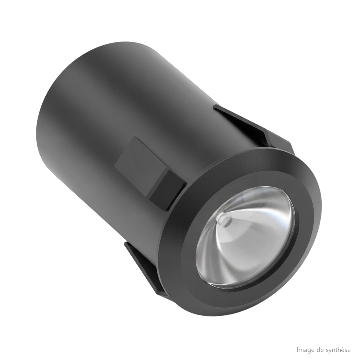 Schéma en vue 3D du projecteur éclairage logo laser pour trottinette électrique Dualtron City