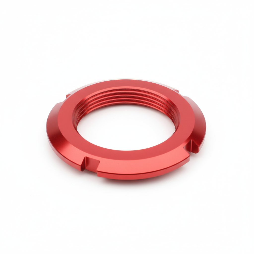 ecrou de jeu de direction fin rouge pour trottinette electrique dualtron