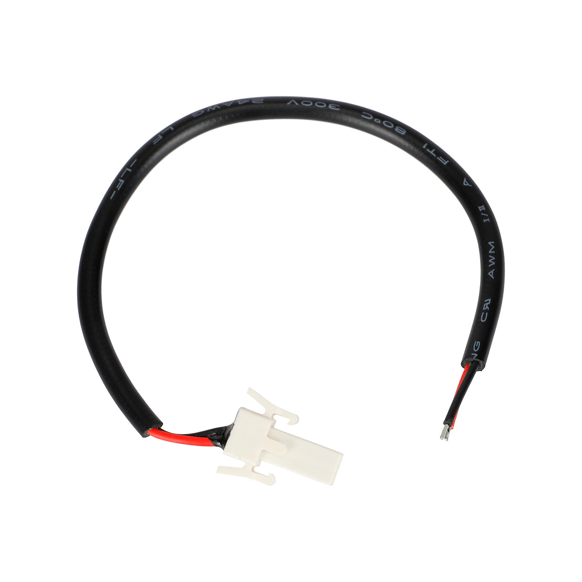 Câble de connecteur noir avec prise blanche pour feu arrière