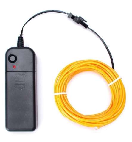 Câble Lumineux Décoratif LED 2m Jaune