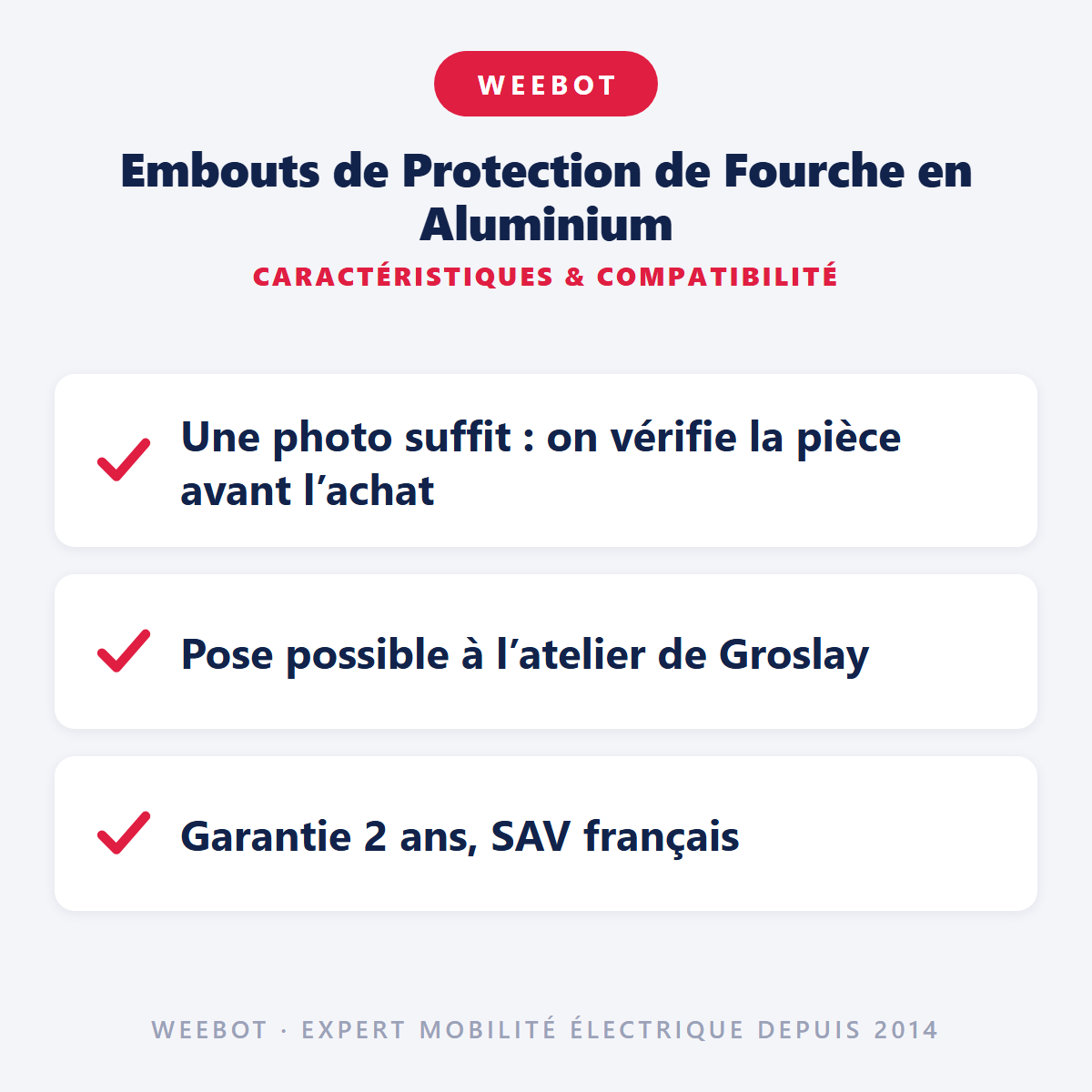 Embouts de Protection de Fourche en Aluminium : caractéristiques et compatibilité