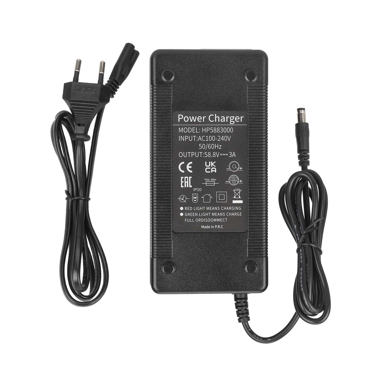 Chargeur 58,8V 3A Prise DC 5,5 mm Batterie 52V, vue 3