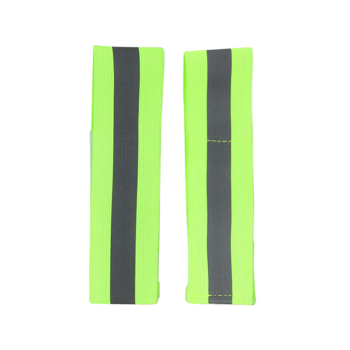 Brassards Réfléchissants Vert Fluo Effet Shaggy, vue 3