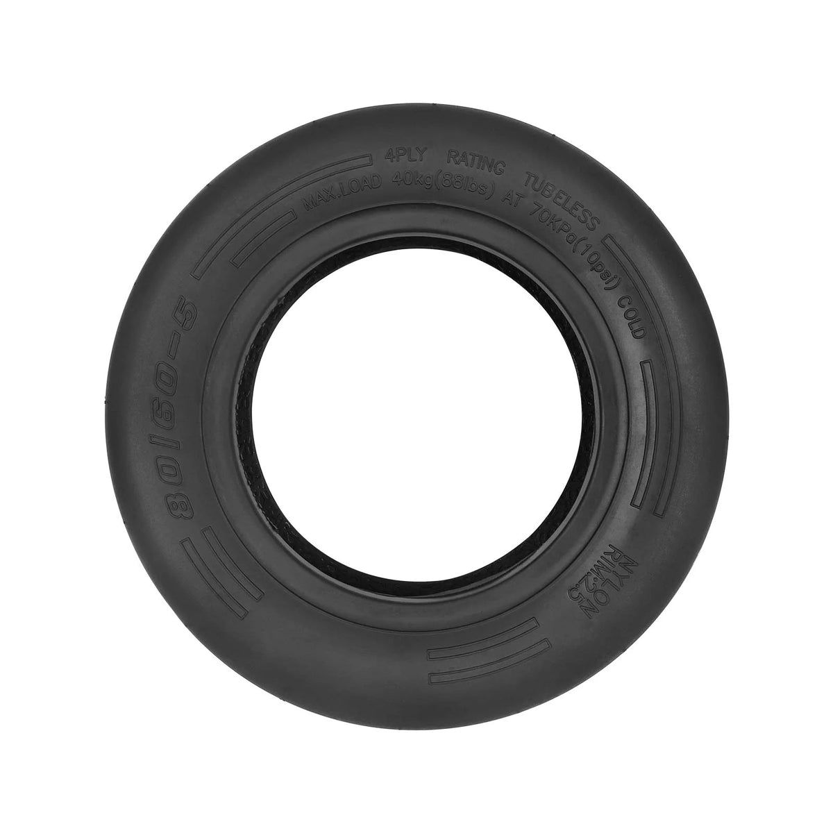 Pneu Tubeless Route 10 Pouces (80/60-5), vue 4