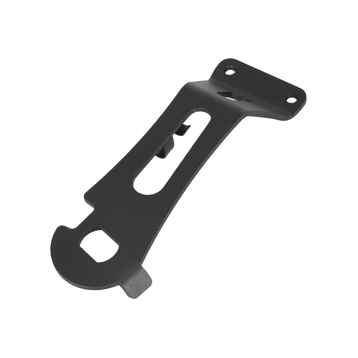 Support de garde-boue arrière droit métallique noir pour trottinette électrique
