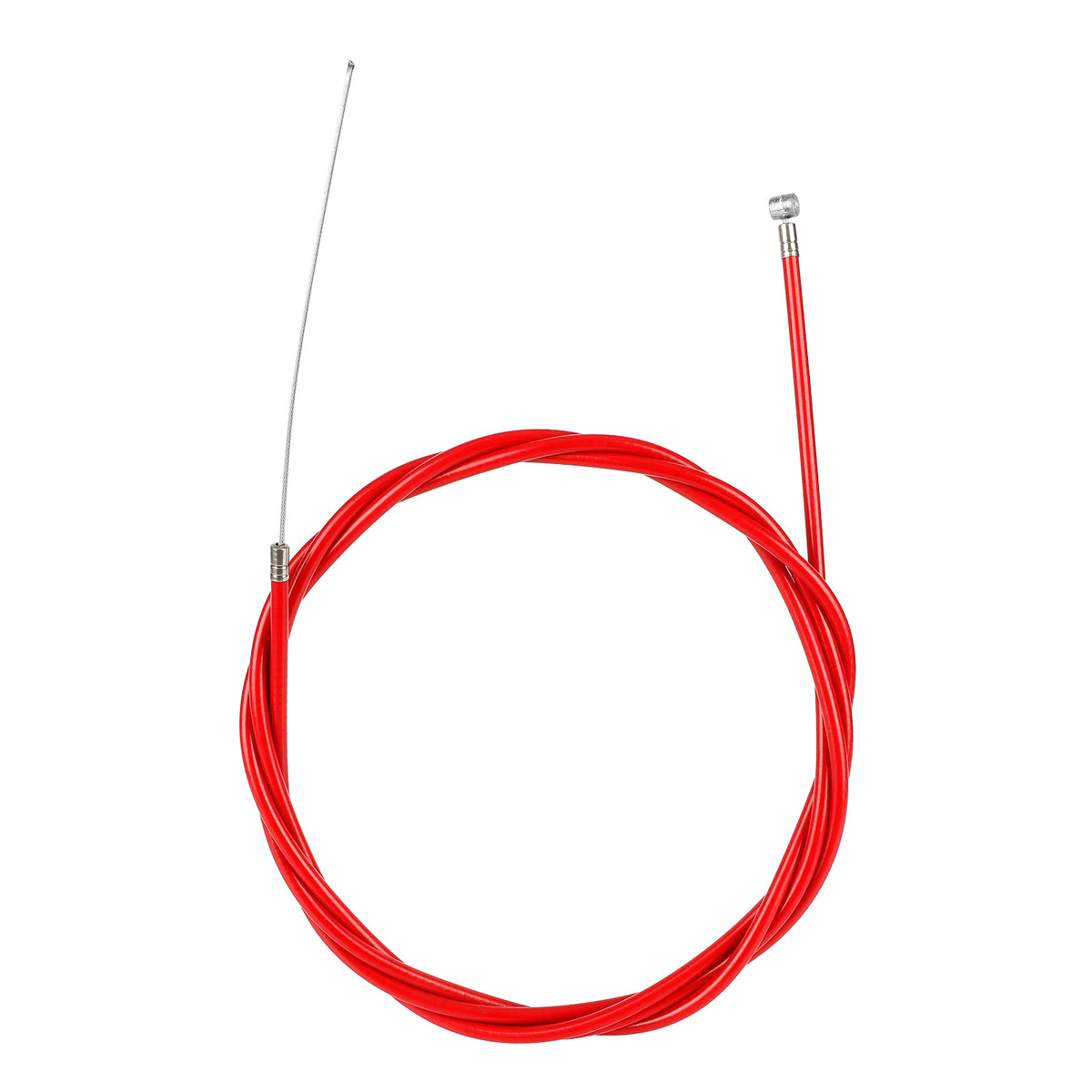 Câble de frein rouge pour trottinette électrique de 213 cm enroulé