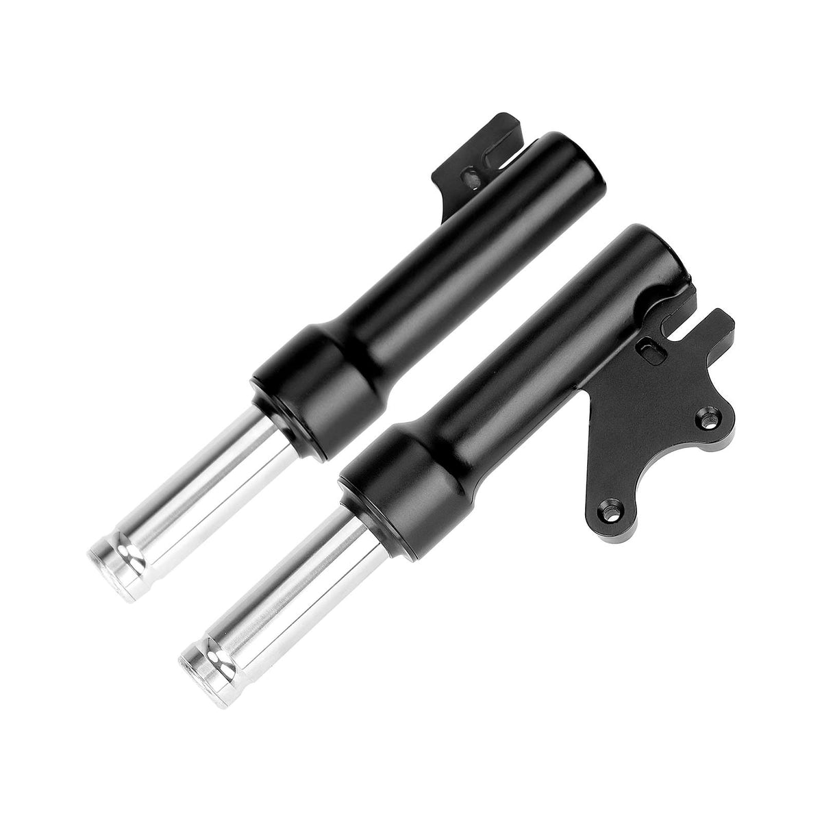 Paire d'amortisseurs hydrauliques avant 10 pouces noirs pour trottinette électrique