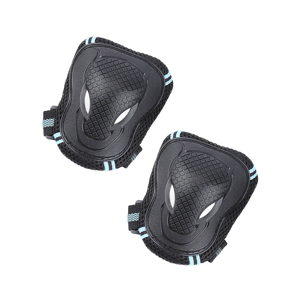 Protections Génouillères Coudières Protège-Poignets Taille M Noir et Bleu, vue 3