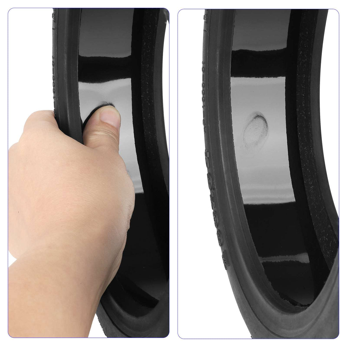 Pneu Tubeless 10 Pouces (250x54) Auto-Réparant avec Gel Anti-Crevaison et Valve, vue 3