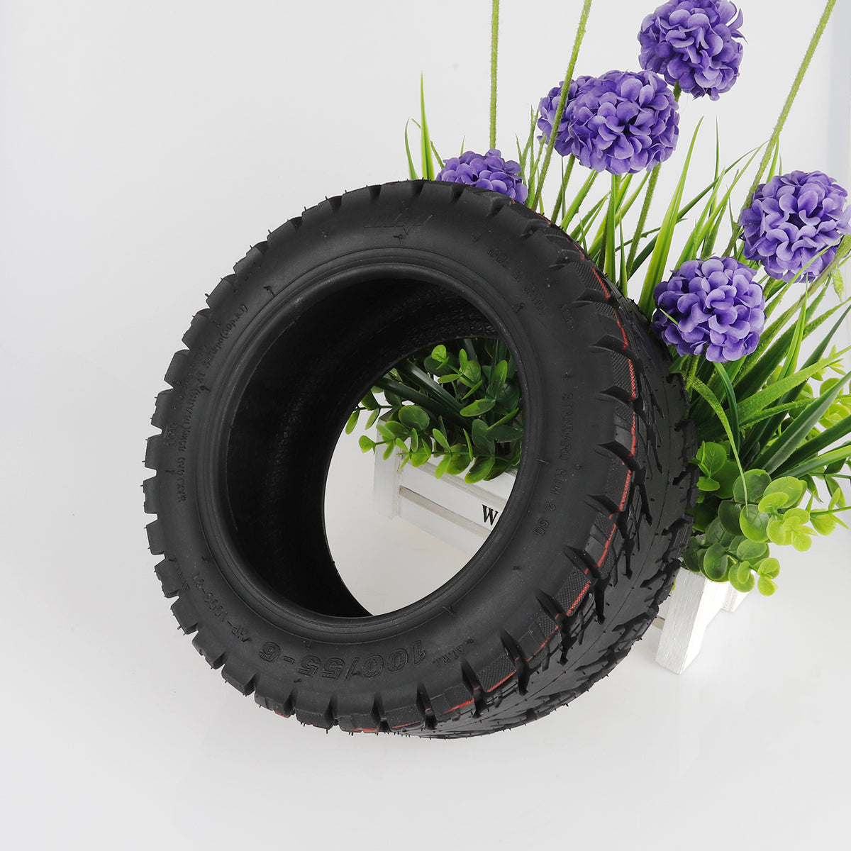 Pneu Tubeless Tout-Terrain 11 Pouces (100/55-6) avec Valve, vue 5