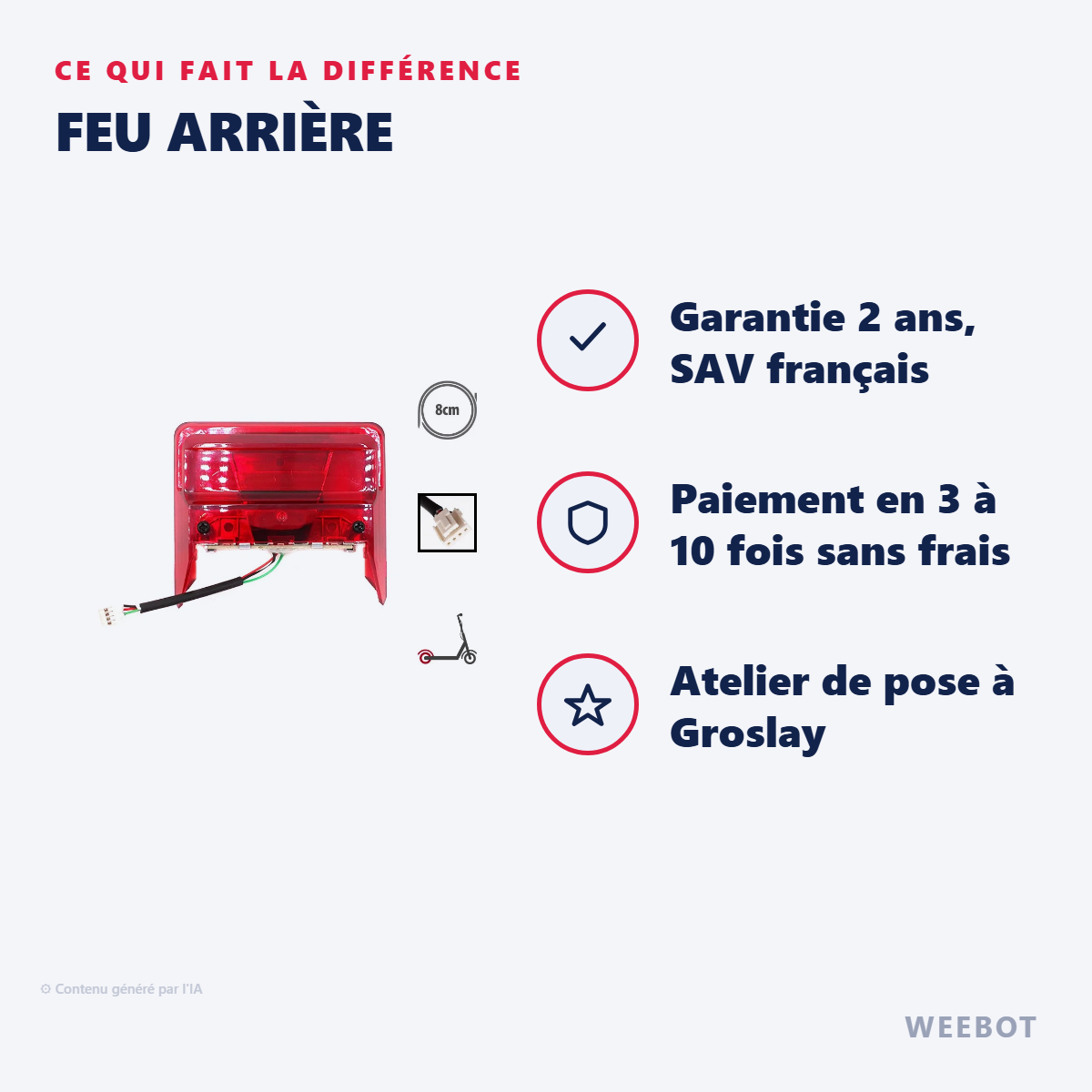 Feu Arrière : les points forts