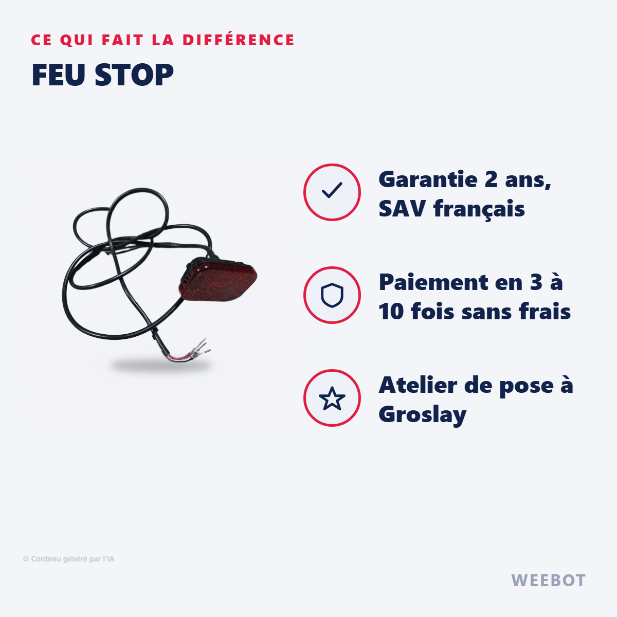 Feu Stop : les points forts