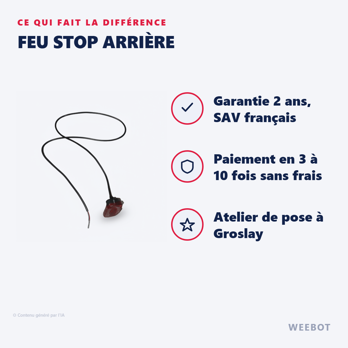 Feu Stop Arrière : les points forts