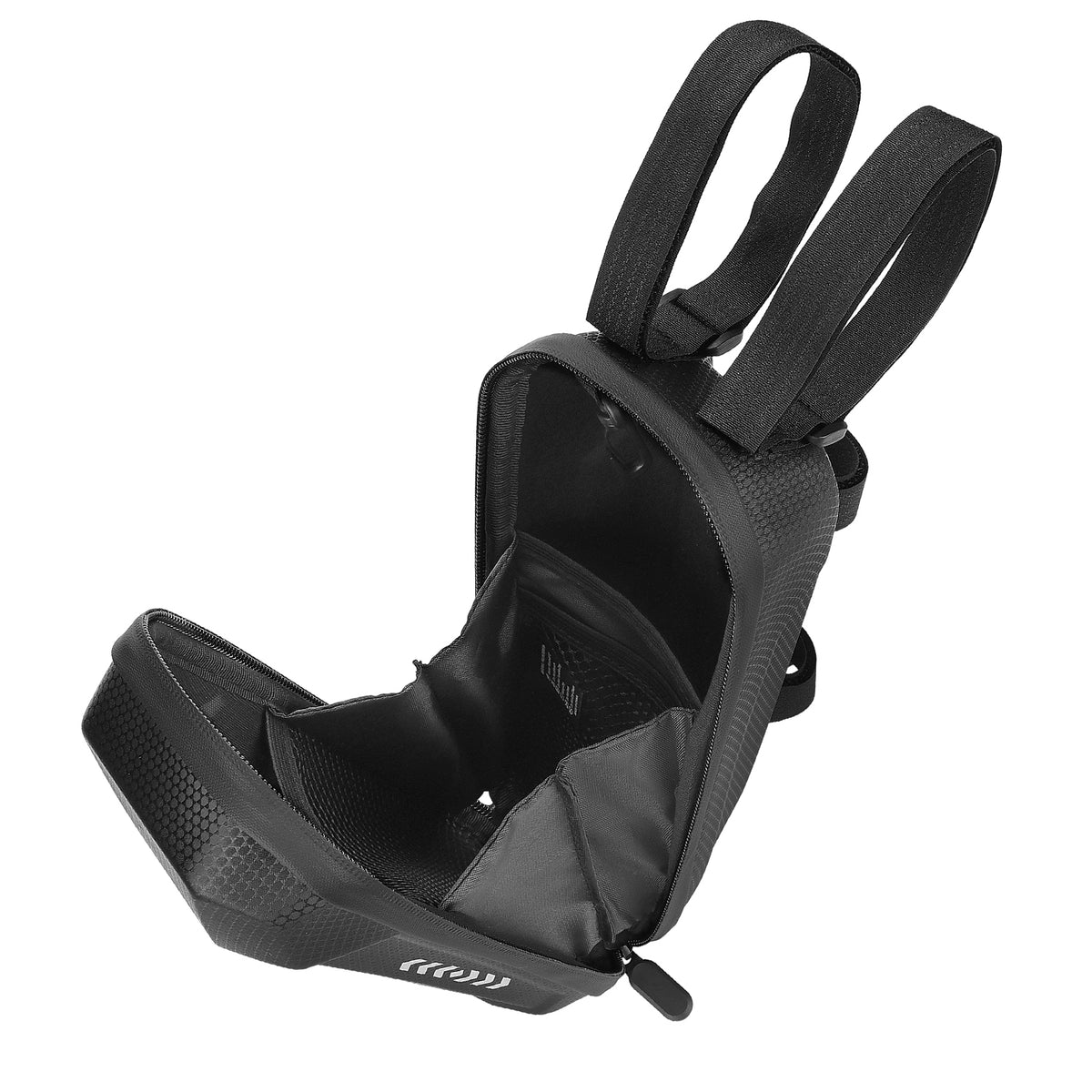Sacoche Guidon Rigide Imperméable 2L Noire, vue 5