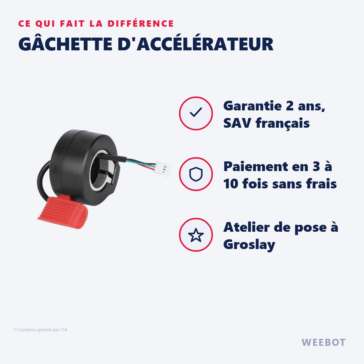 Gâchette d'Accélérateur : les points forts