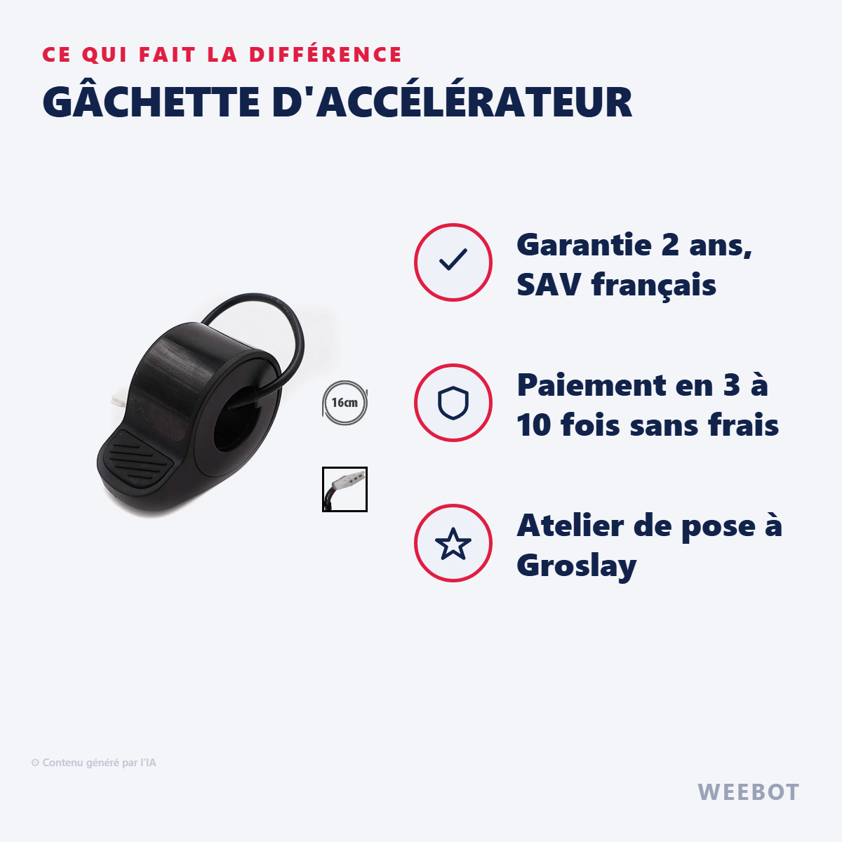 Gâchette d'Accélérateur : les points forts